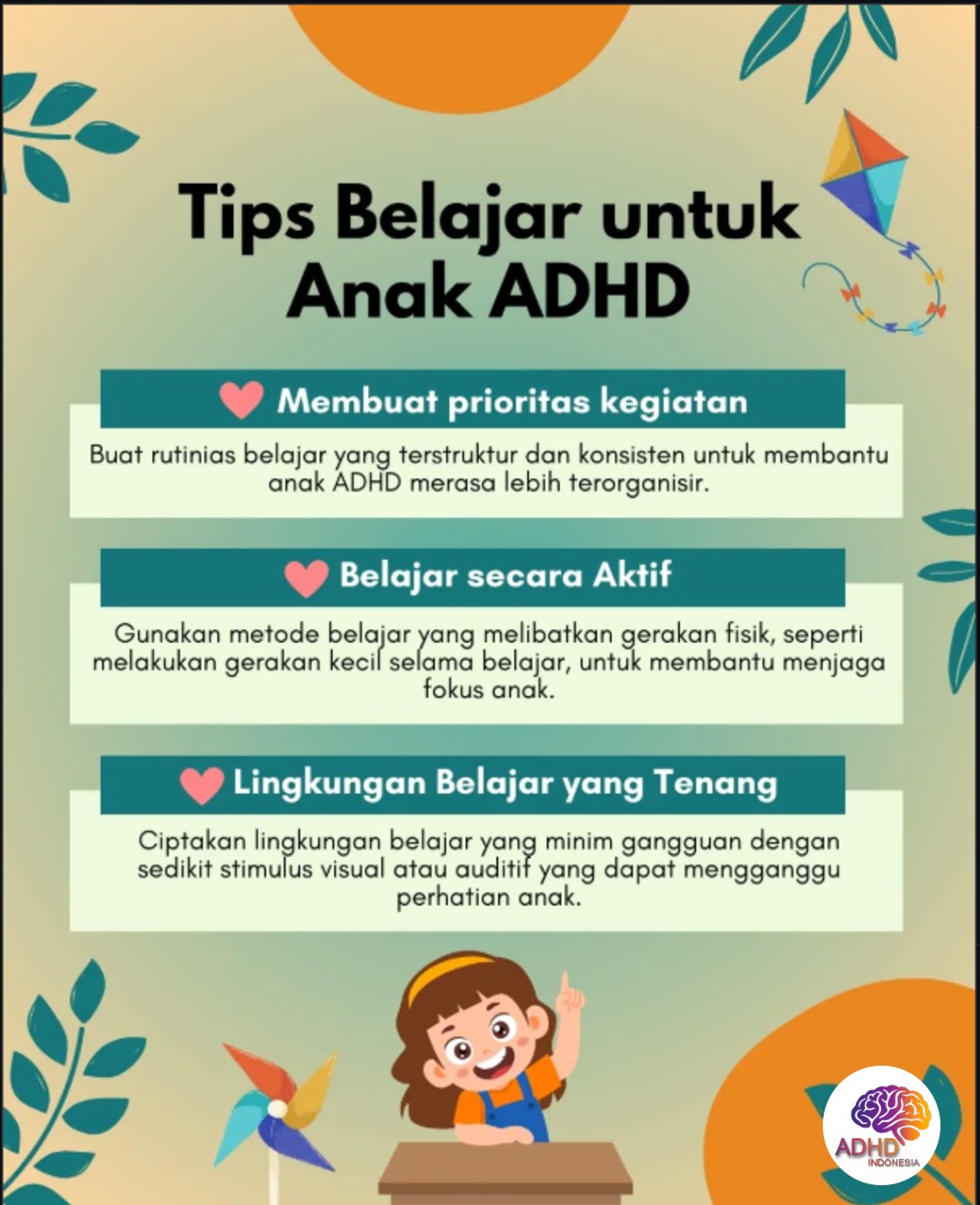 Strategi Belajar yang Cocok untuk Anak ADHD di Kabupaten Rote Ndao